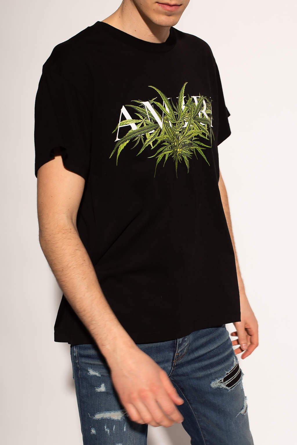 Amiri Floral print T-shirt | Men's Clothing | IetpShops